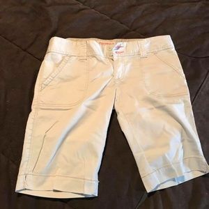 Guess Khaki long shorts